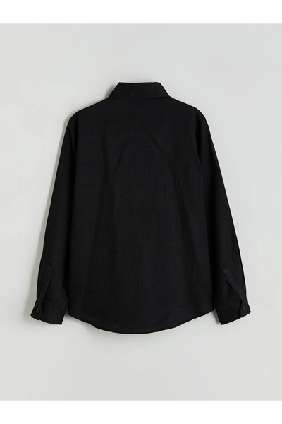 LC Waikiki Long Sleeve Textured Boy's Shirt