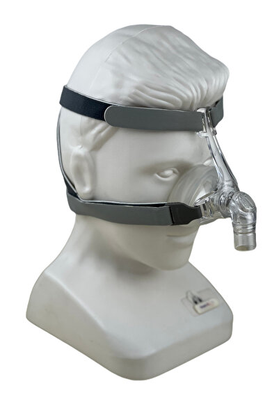Respirox Nazal(Burun) Tam Set(Maske,Hortum,Filtre ve Yedek Bağcık) Cpap ve Bipap Cihazları (S beden)