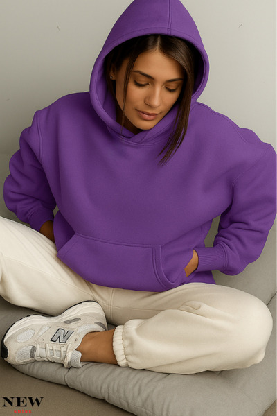 New Shine سويت شيرت بقلنسوة للجنسين