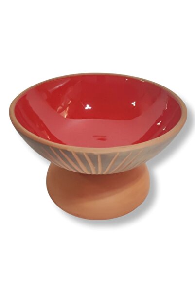 çömlek diyarı Rustic Footed Medium Bowl