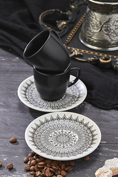 EMBazaar Magic 2-Pack Black Coffee Cup, Special Coffee Cup for Couples, Gift Cup