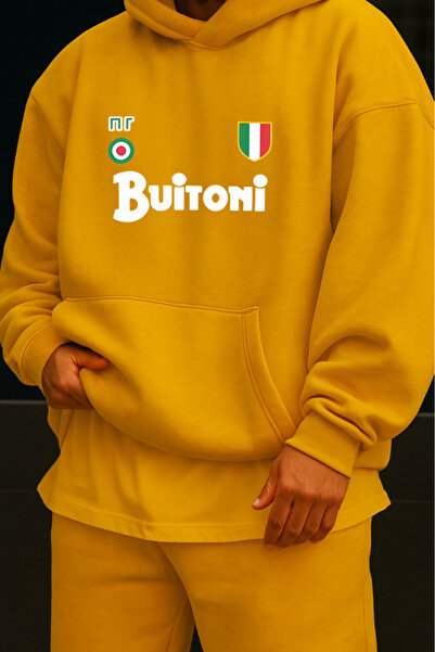 New Shine سويت شيرت بطبعة بوتوني