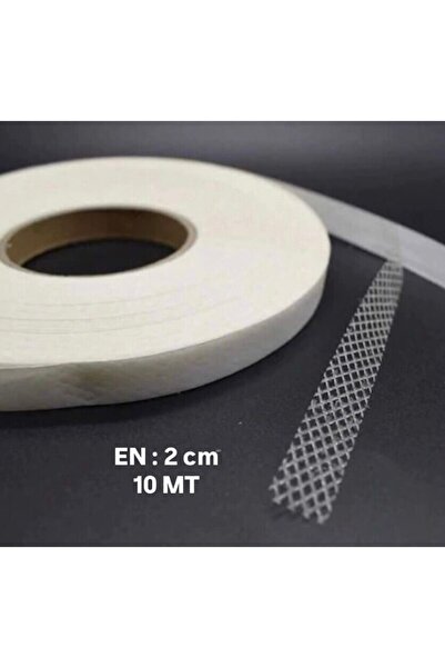 TELASTAR Paça Telası -çift Taraflı Yapışkan Tela 10 Mt - Eni 2cm Ütüyle Yapışan A++ Kalite