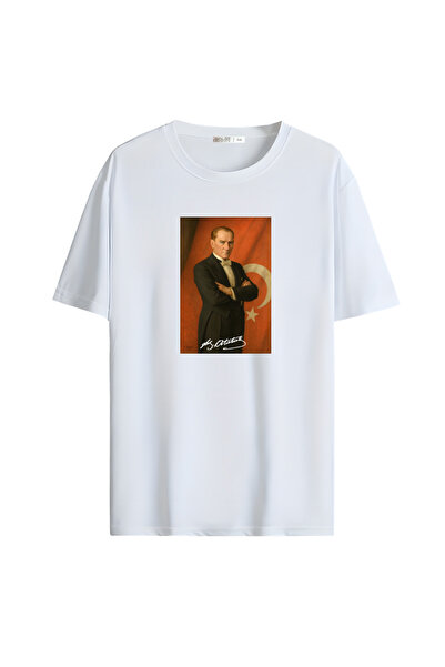 Gölge Store تي شيرت أتاتورك الوطني ليوم 29 أكتوبر للجنسين