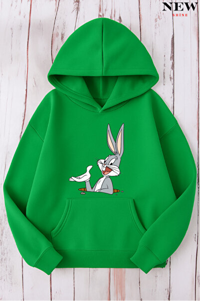 New Shine سويت شيرت بطبعة أرنب