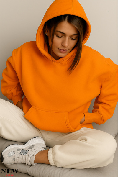 New Shine سويت شيرت بقلنسوة للجنسين