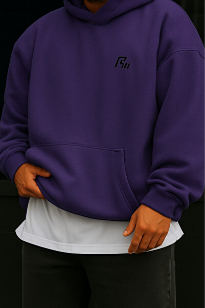 New Shine سويت شيرت مطبوع عليه حرف R