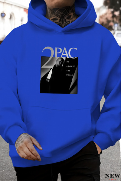 New Shine Tupac Printed Sweatshirt
