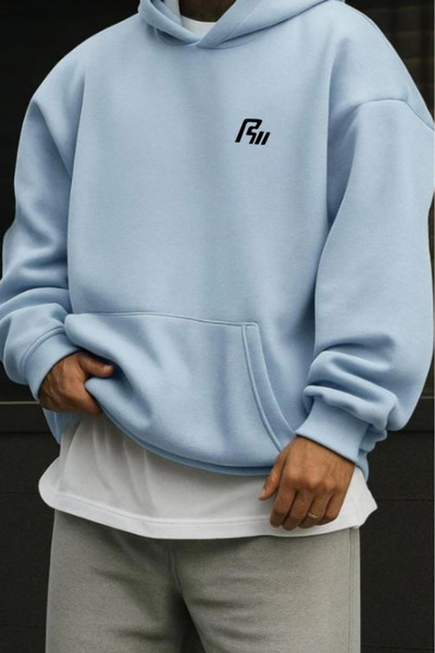 New Shine سويت شيرت مطبوع عليه حرف R