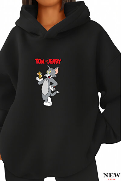 New Shine Hanorac cu imprimeu Tom și Jerry