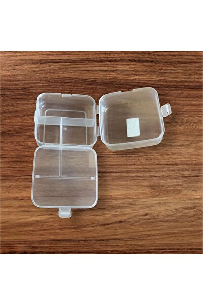 Evimora Home Divided Transparent Food Container - Storage Box - Lunch Box - Lunch/Lunchbox