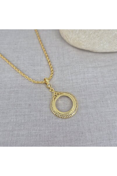 PİNA HEDİYELİK AKSESUAR Çeyrek Altın Takılan Kolye