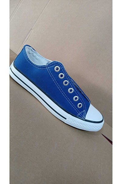 bescobel Unisex tmavě modré plátěné boty