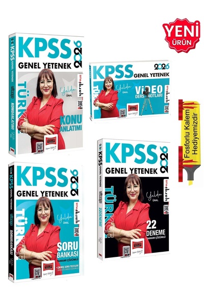 Yargı Yayınları 2026 - KPSS Türkçe Ders Notları + Konu Anlatımı + Çözümlü Sor...