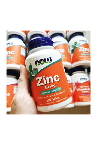 Now ZINC 50MG 250 TABLETS