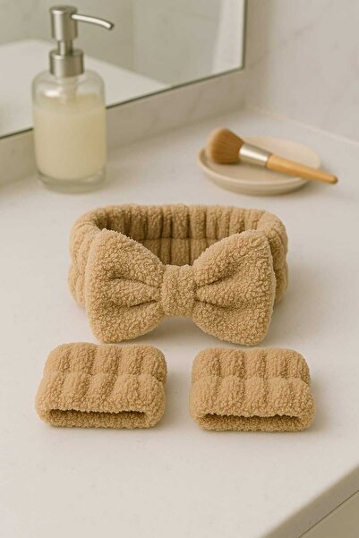 CHIZGY Set de bandă și brățară din microfibră Welsoft – pentru machiaj și spă...