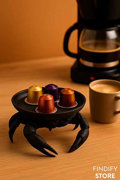 Findify Store 3D Crab Design Presentation Holder for Nespresso Coffee Capsule...