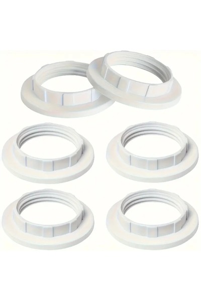 VENON 6 Adet E-27 Avize Rondelası Aydınlatma Somun Plastik Avize Kasası Tutucu