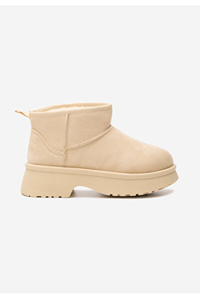 B T Shoes Béžové kotníkové zimní boty Tarnia V2