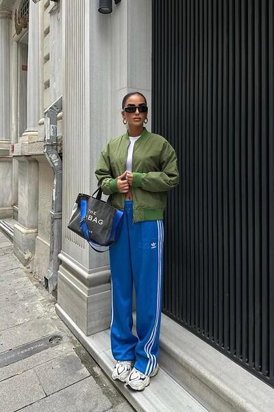 THE VOLER Michonne Ribanalı Bomber Ceket -HAKİ