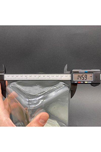 Ahsa Ticaret 2 ADET 1600ML KARE CAM KAVANOZ - TURŞU VE ZEYTİN KURUMUNDA KULLANILABİLİR - TURŞU KAVANOZU