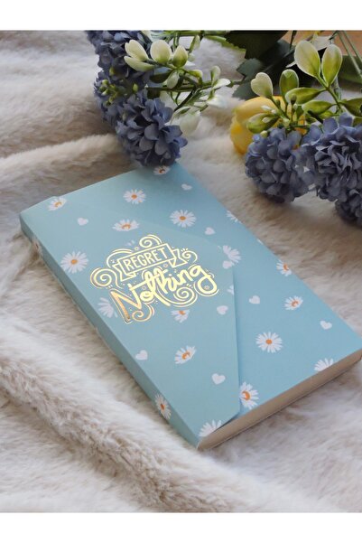 Nova Crafts Daisy Blue Cover Velcro Notepad