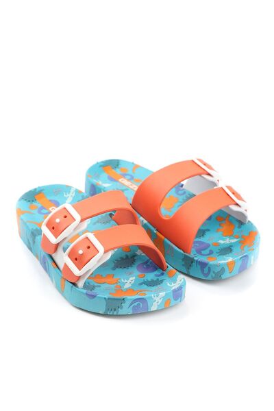 GEZER Summer Two Buckle Non-Slip Sole Boys Slippers