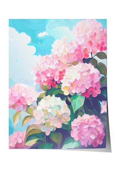 Zestia Plakat bez okvira, hortenzije, plakat za dekoraciju spavaće sobe br: 1...