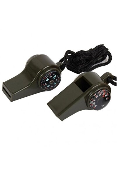 Skygo Multifunctional Whistle Compass Camping Thermometer Emergency Survival Gear Whistle
