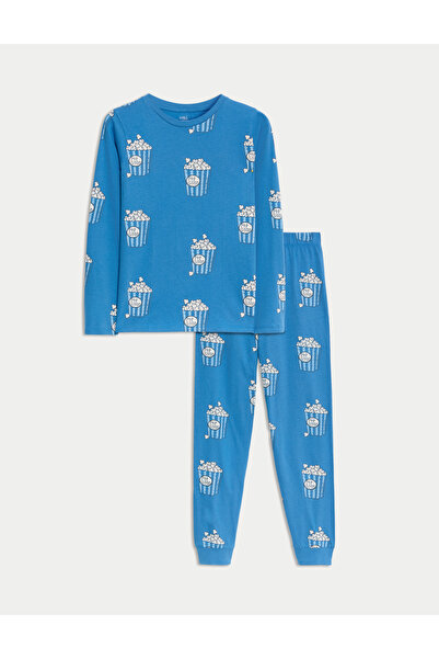Marks & Spencer Patlamış Mısır Desenli Pijama Takımı
