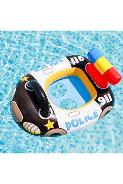 erorex عوامة سباحة للأطفال بتصميم سيارة ثلاثية الأبعاد مصنوعة من مادة البولي فينيل كلوريد عالية التحمل، عوامة سباحة للأطفال الصغار، عوامات سباحة