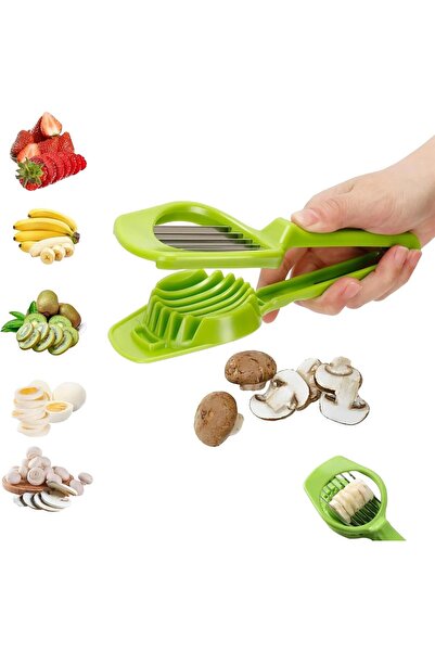 erorex 1 قطعة قطاعة الفطر والبيض المسلوق، أداة يدوية لتقطيع الفواكه والخضروات والبيض،
