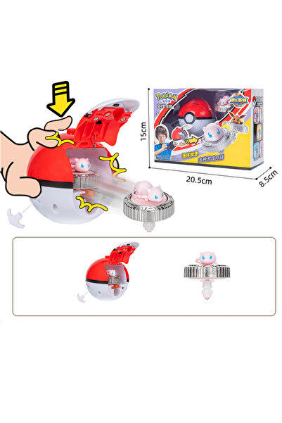 Choice5 مع صندوق بوكيمون إلف الدوارة، تمثال صغير على شكل كرة جيروسكوبية، بيكا...