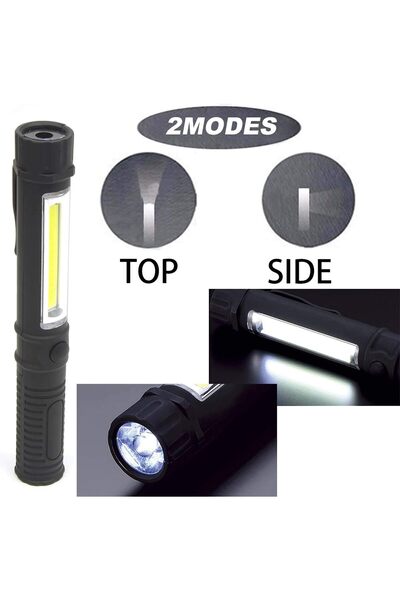 erorex 4PCS COB LED Flashlight Magnetic Pen Light Flashlight Pocket Work Light Multi Function Work Light