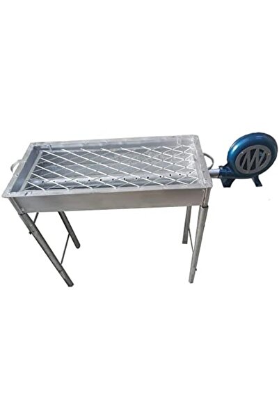 Generic Go2camps Leg Stand Tin Barbeque Grill with Fan Blower - 90cm