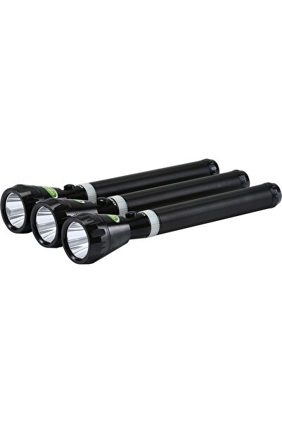 erorex مصباح يدوي LED قابل لإعادة الشحن، 3 قطع، ضوء شعلة فائق السطوع، بطارية 3000 مللي أمبير/ساعة، مسافة 1000