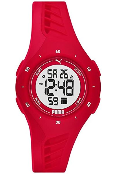 erorex 3 LCD Red Polyurethane Watch