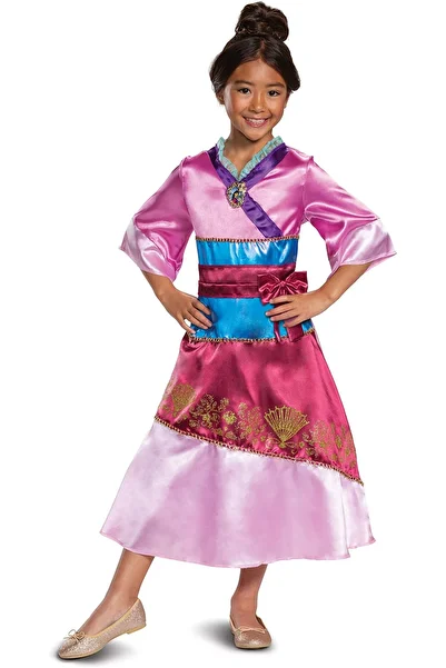erorex Disney Princess Mulan Costume Dress Girls Children'S Character Dress Up Outfit Classic Kids Size