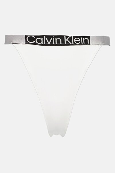 Calvin Klein Women Brand Logo Bikini Bottom, White