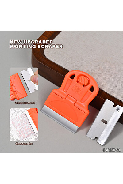 Choice G4QJCD-01 مكشطة فن الأظافر، ختم مانيكير فرنسي مع مكشطة قابلة للإزالة، ...