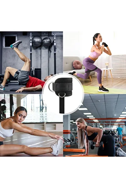erorex Fitness Ankle Straps Cable Machines Padded Gym Cuffs Kickbacks Glute Workouts Leg Extensions Hip
