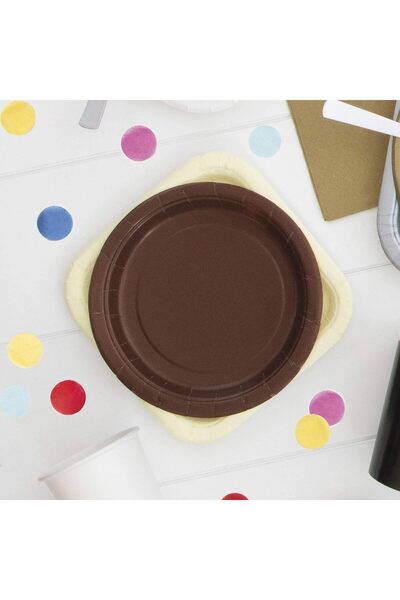 erorex Industries, Cake Paper Plates, 16 Pieces Ivory