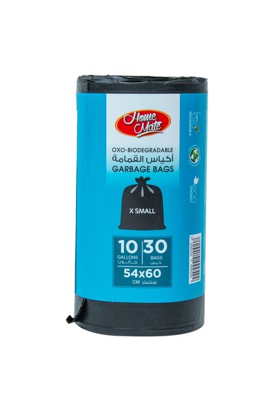 Homemate أكياس قمامة هوم ميت القابلة للتحلل البيولوجي أوكسو، سعة 10 جالون، مق...