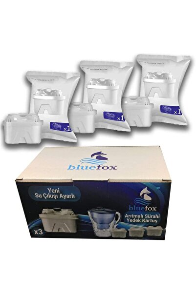 STOREMAX jptrShop 3'lü Arıtmalı Sürahi Filtre Kartuşları - Klor, Kireç ve Org...