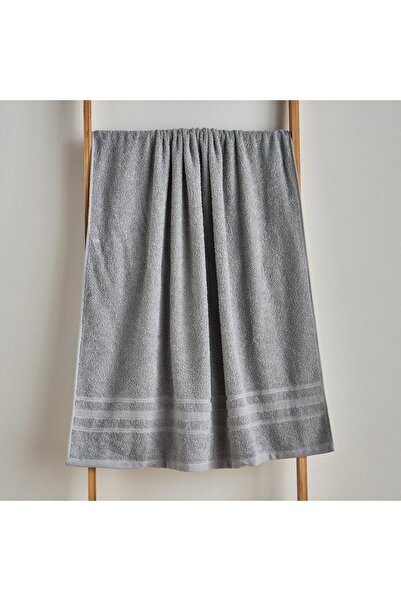 Generic منشفة حمام ريس 380 جرام/متر مربع من القطن الدقيق - 76×137 سم