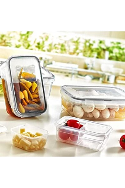 STOREMAX Sellbuyst 2-Compartment Leakproof Sealed 1 Liter Food Storage Container with Locking Lid -Lc505 Trendy