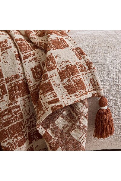 Generic Brice Jacquard Cotton Boucle Throw - 130x170 cm