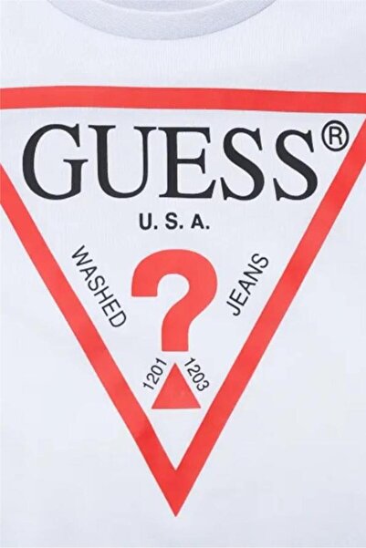 Guess Bg Store Boy White Tshirt