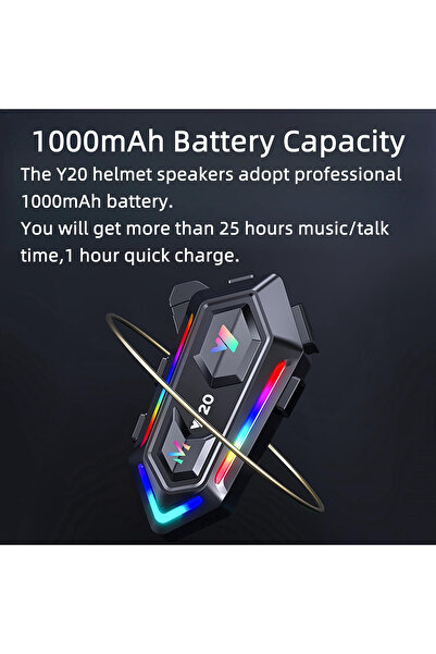 FAZER Y20 İNTERCOM RGB IŞIKLI (YÜKSEK SES ÇIKIŞLI)