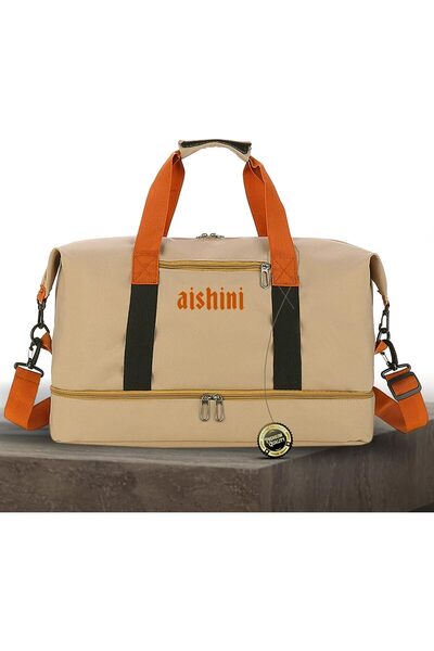 genernic حقيبة دافل كبيرة جدًا من Aishini للسفر، حقيبة دافل بسعة 55 لترًا مثا...